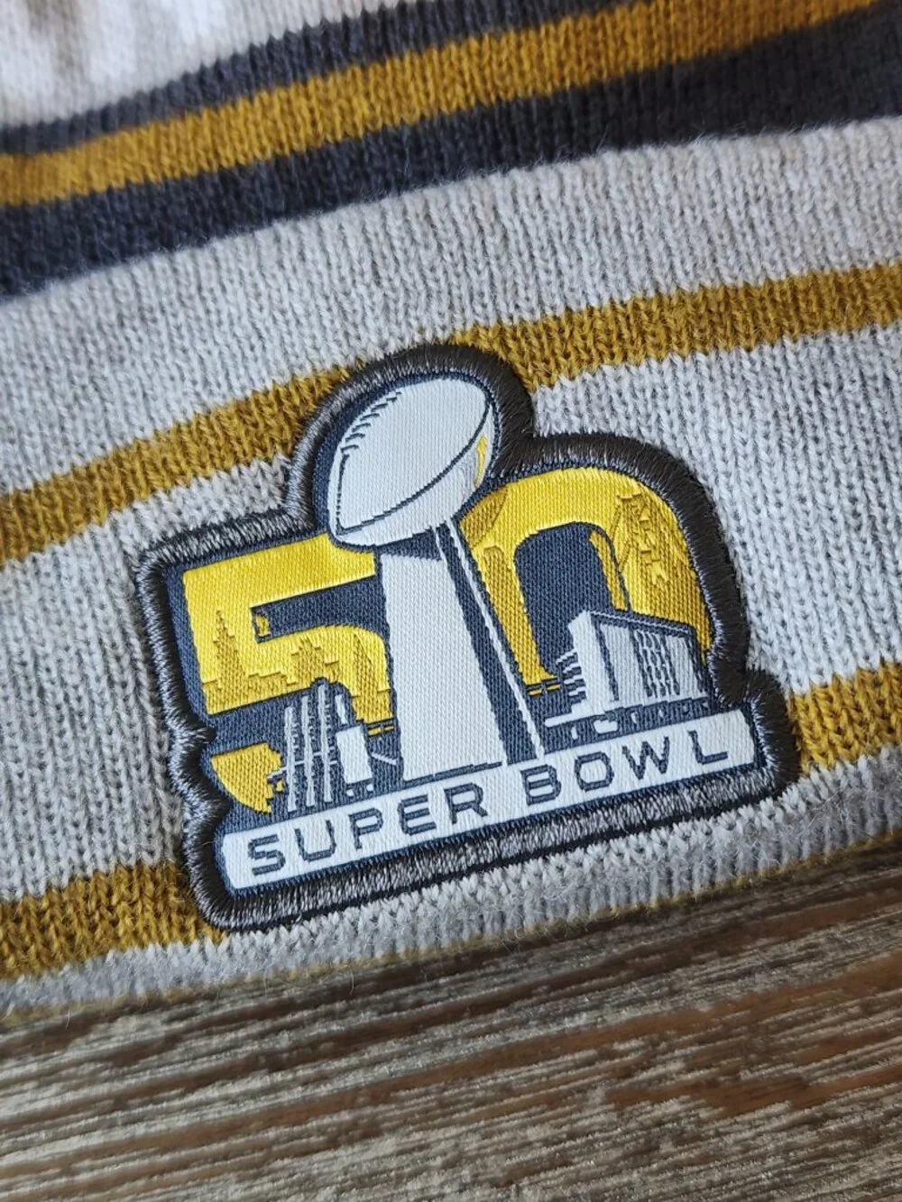 Denver Broncos Champions Super Bowl 50 Winter Beanie by New Era